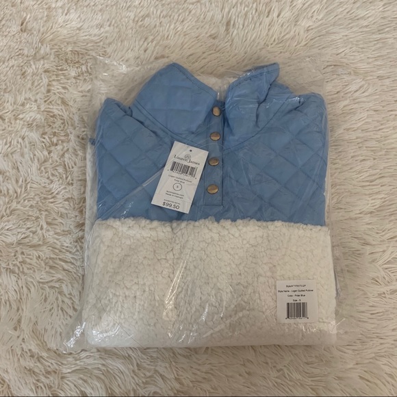 Lauren James Quilted Fleece Pullover - Picture 5 of 5